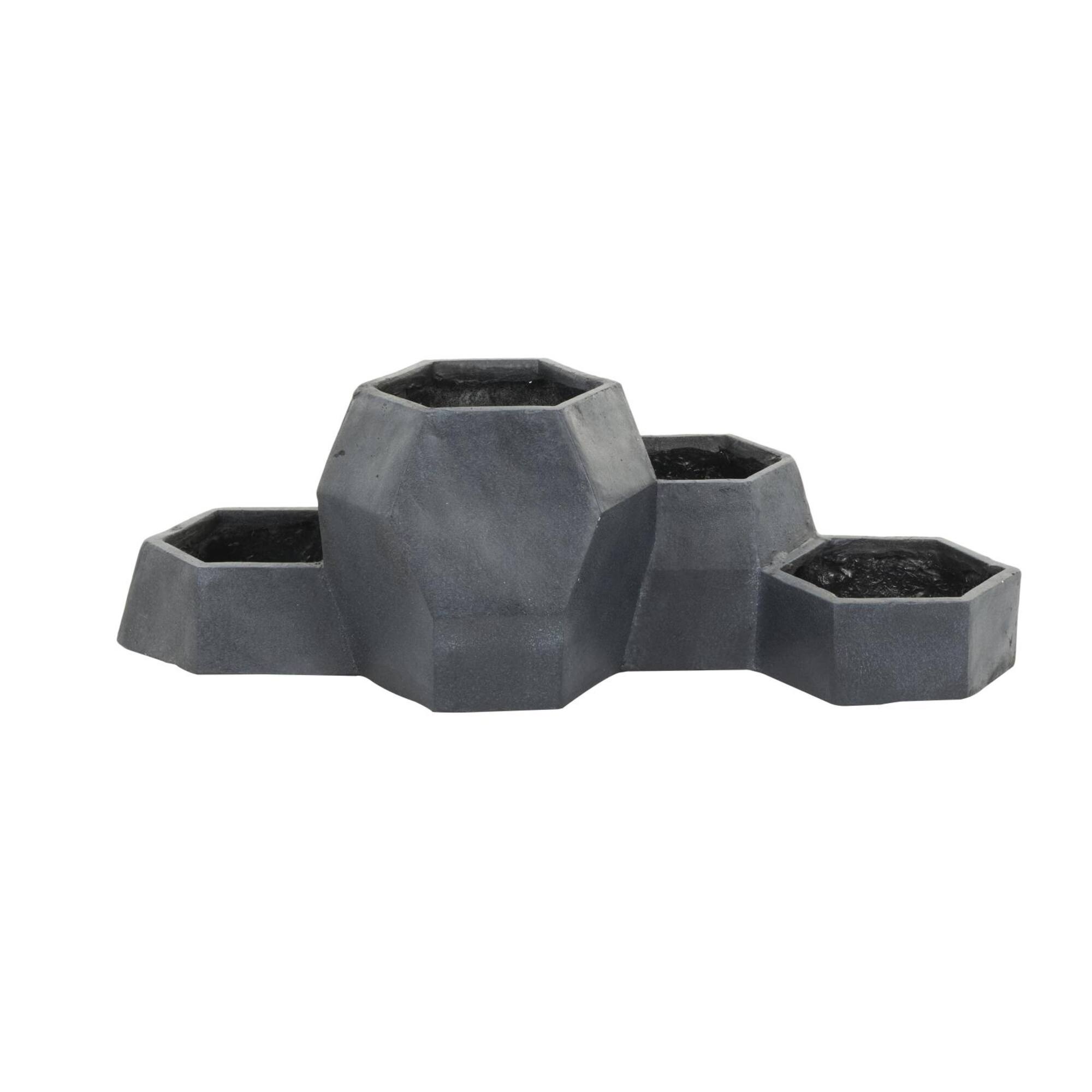 36" Dark Gray Planter